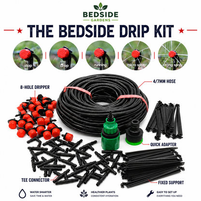 The Bedside Drip Kit - Automatic Raised Bed Watering System