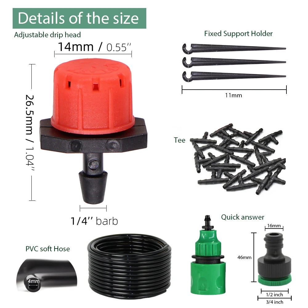 The Bedside Drip Kit - Automatic Raised Bed Watering System